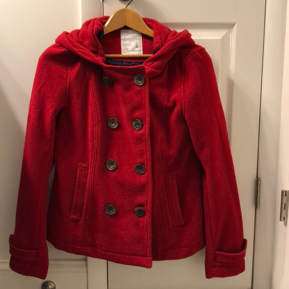 Aeropostale Jackets & Blazers - Aeropostale Red Wool Coat Size L